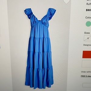 English Factory tiered maxi dress